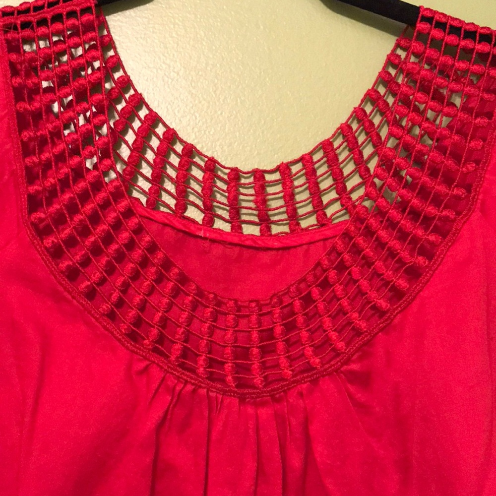 Eyelet cotton blouse - Picture 2 of 4